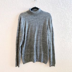 Mens ASOS Grey Turtleneck Sweater Long Sleeve